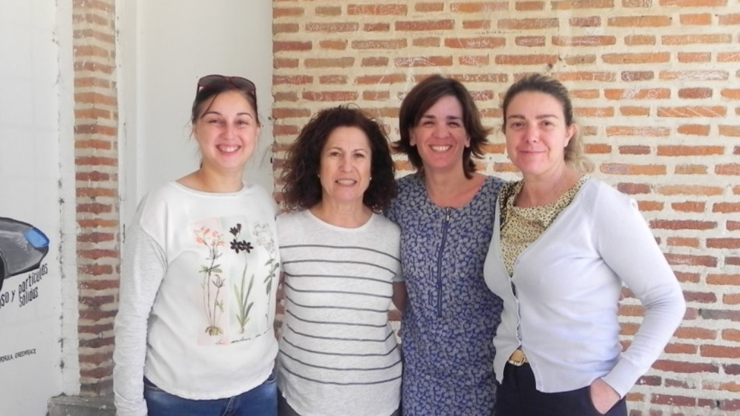 Equipo Directivo del 2015-2017: María, Asun, Ángela y Nuria